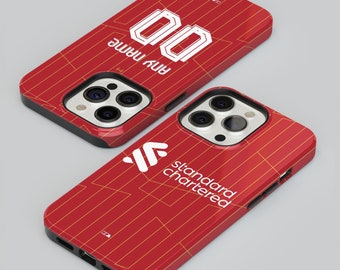 Liverpool Reds 2024-25 Home Kit Phone Case | for iPhone | for Samsung Galaxy | for Google Pixel | Football Soccer Birthday Gift