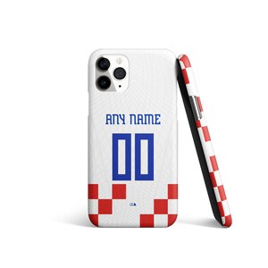 Croatia the Vatreni 2022 Football WC Home Kit Phone Case | iPhone 14 Case | Samsung Galaxy Case | Google Pixel Case | Father's Day Gift image 4