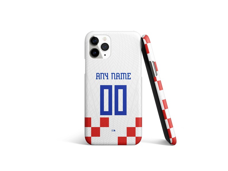 Croatia the Vatreni 2022 Football WC Home Kit Phone Case | iPhone 14 Case | Samsung Galaxy Case | Google Pixel Case | Father's Day Gift image 4