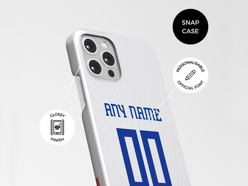 Croatia the Vatreni 2022 Football WC Home Kit Phone Case | iPhone 14 Case | Samsung Galaxy Case | Google Pixel Case | Father's Day Gift image 6