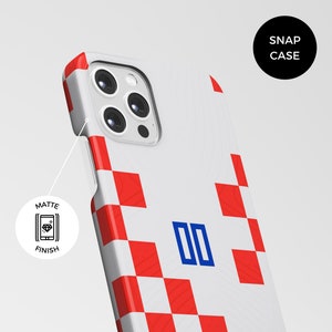 Croatia the Vatreni 2022 Football WC Home Kit Phone Case | iPhone 14 Case | Samsung Galaxy Case | Google Pixel Case | Father's Day Gift image 5