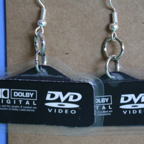 DVD Dangle earrings [Tv/Film Earrings]