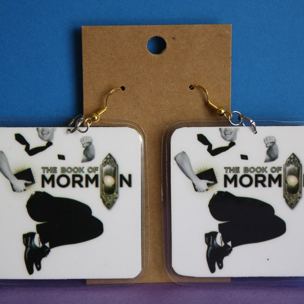 The Book of Mormon Musical Dangle Earrings