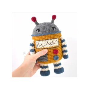 Pixie Robot Crochet Pattern - Amigurumi Pixie Robot Pattern -Digital Download - DIY Crochet Toy - Handmade Gift Idea - Crochet Plushie