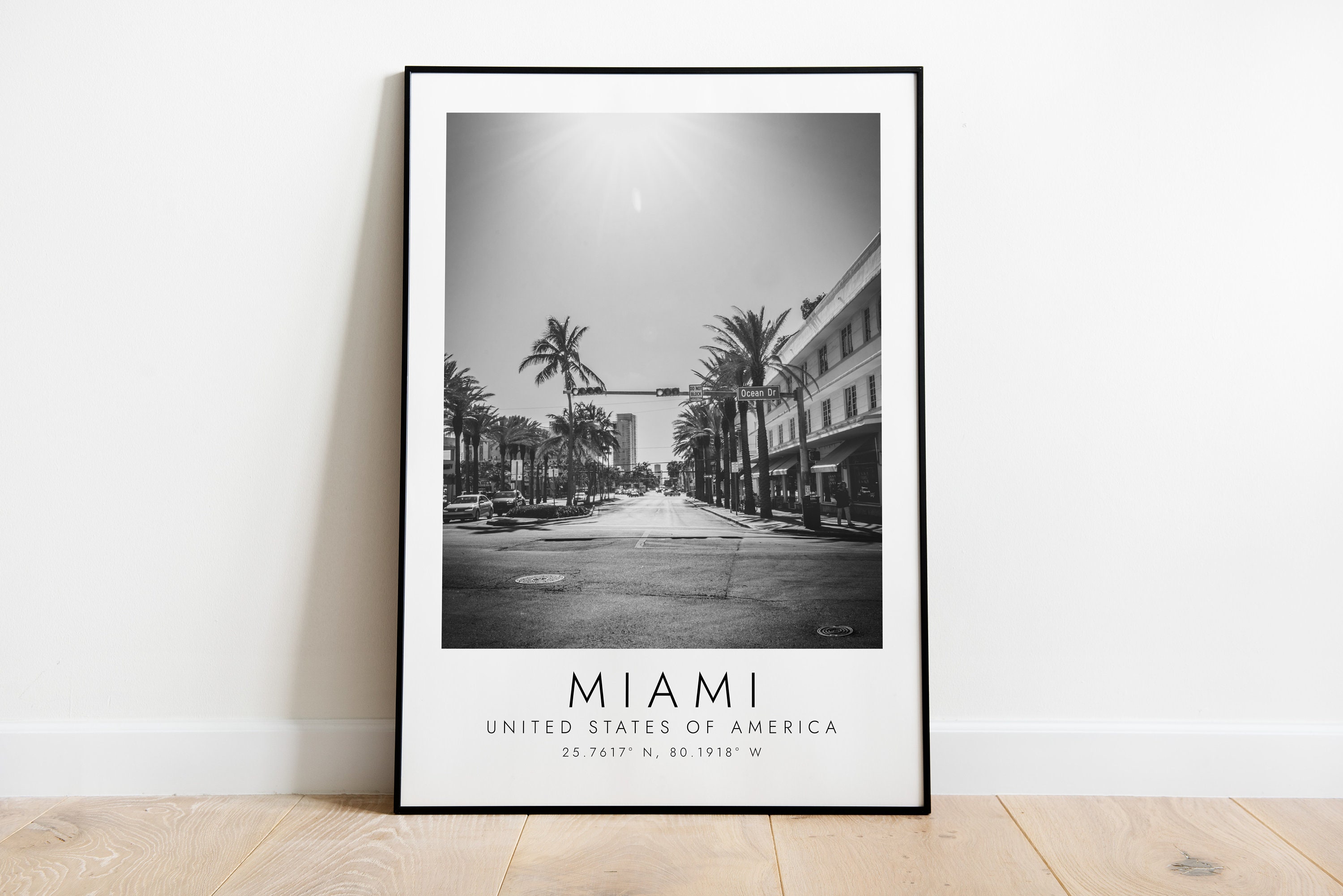 White Framed Art Etsy UK