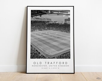 Man Utd METAL Street road Sign Wall Decor Old Trafford M16 cadeau de Noël officiel Man Utd METAL Street road Sign Wall Decor Old Trafford M16 cadeau de Noël officiel