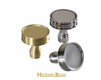 Venetian Brass Cabinet Knob | Heritage Brass | Kitchen Cupboard Knob | Brass Knob | Solid Brass