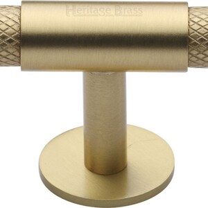 Knurled Fountain Cabinet Knob Solid Brass Drawer Handle Kitchen Cabinet Knob Heritage Brass image 4