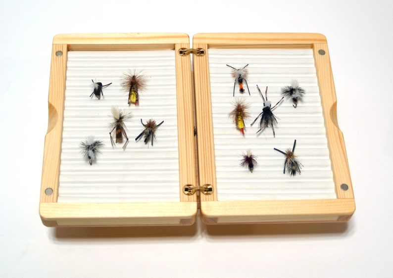 Fly Box, Fly Fishing, Wood Fly Box, Engraved Fly Box Etsy