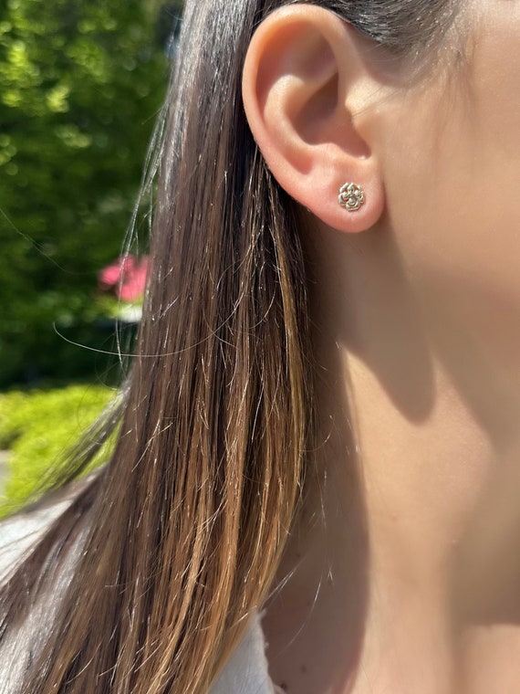 Chocolate diamond stud earrings deals