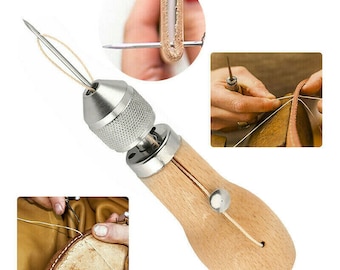 Needle Tool Kit for Leather Sail & Canvas Stiching Speedy Stitcher Sewing Awl