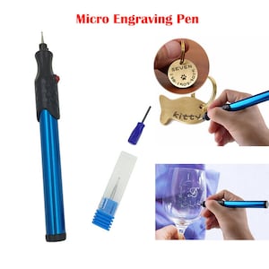 Jewelry Engraver Pen for Hand Held Engraving Tools with LED Spotlight
