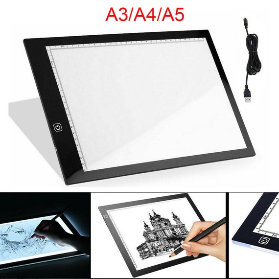 A3 A4 A5 LED Light Pad Drawing Tracing Board Box Tattoo Art