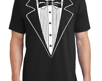 Fake Tuxedo Shirt - Etsy