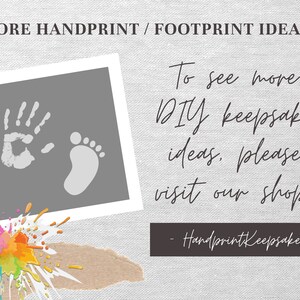 Handprint art craft, Love you Nana keepsake, Birthday handprint, Grandparents Day, DIY Printable, Preschool art, Footprint, Valentine's Day image 5