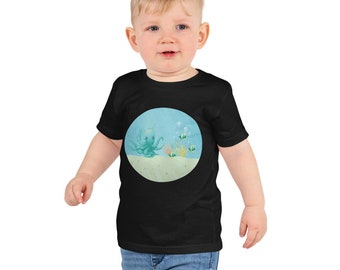 Octopus & Fish | Unisex | Kids T-shirt