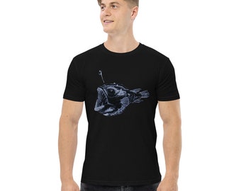 Angler Fish | Men's T-shirt | Handmade Artwork