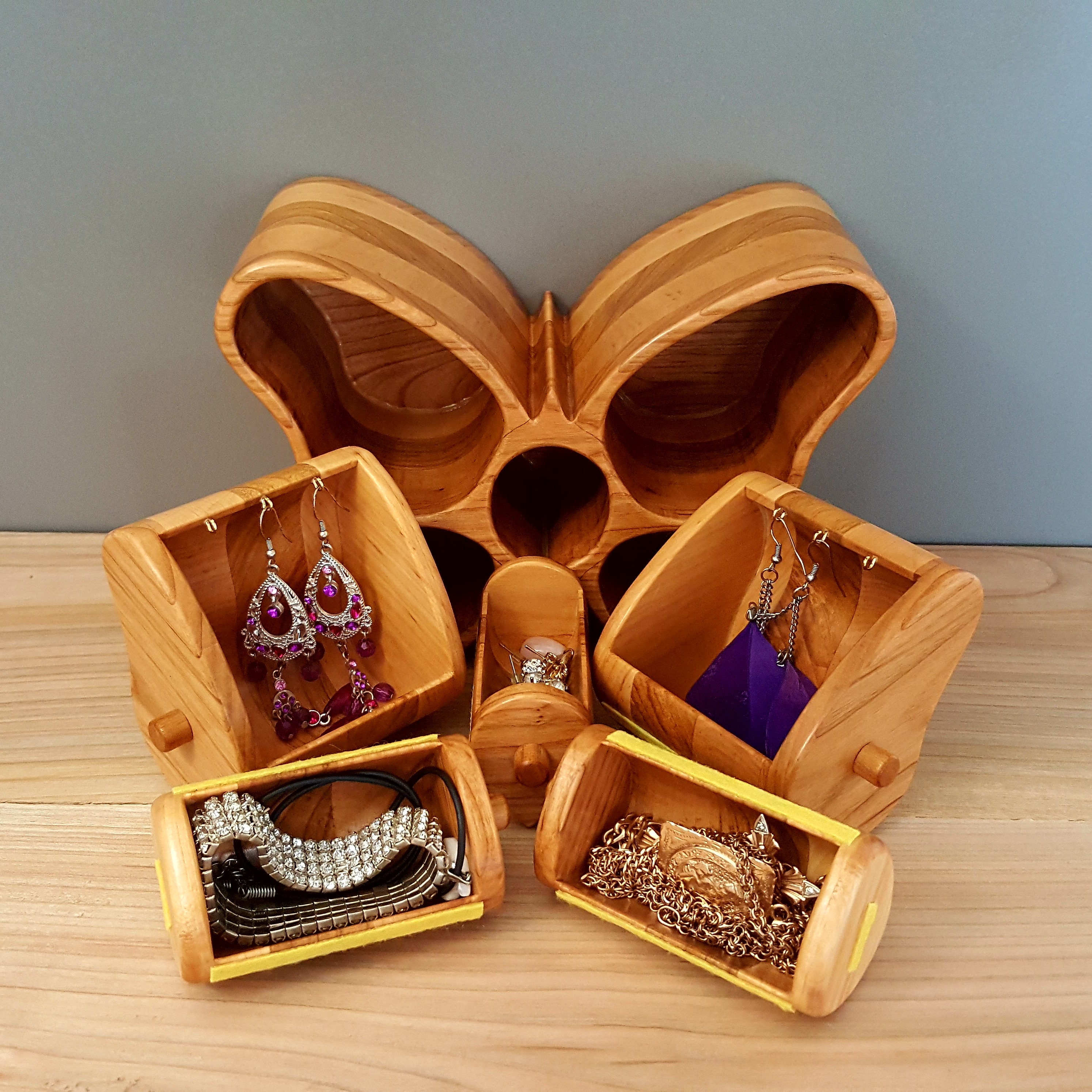 Handmade bandsaw box Butterfly unusual gift for her and Etsy