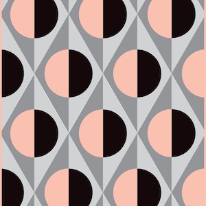 semi. an art deco quilt pattern by paigie puddles. intermediate PDF quilt pattern, baby, & throw sizes