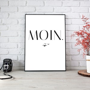 Poster - Moin - customizable in different sizes and colors