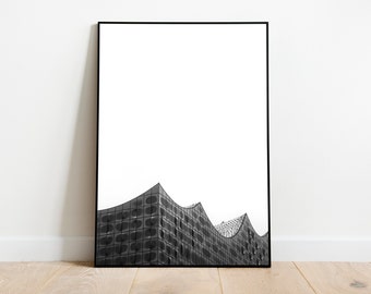 Kunstdruck - Elbphilharmonie Hamburg | Fotografie | Fine Art Print - als Poster, Leinwand, Acrylglas oder Aludibond - verschiedene Größen