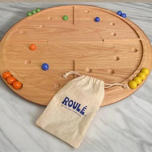 Timeless Marbles Board Game for Family Fun, Roulé Game, Perfect for Weddings and Dad&#39;s Birthday