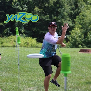 Yazoo, Flying Disc Game Set, Beersbee, Polish Horseshoes, Family Disc Toss Game, Backyard and Beach Game, Adults and Kids, Free Shipping.