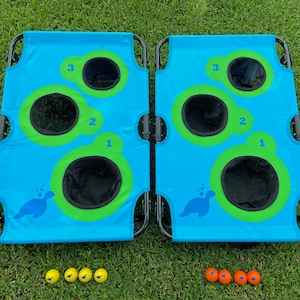 Portable Golf Cornhole and Chipping Set - Fun Tailgating and Wedding Game for Adults - Beach & Travel Friendly