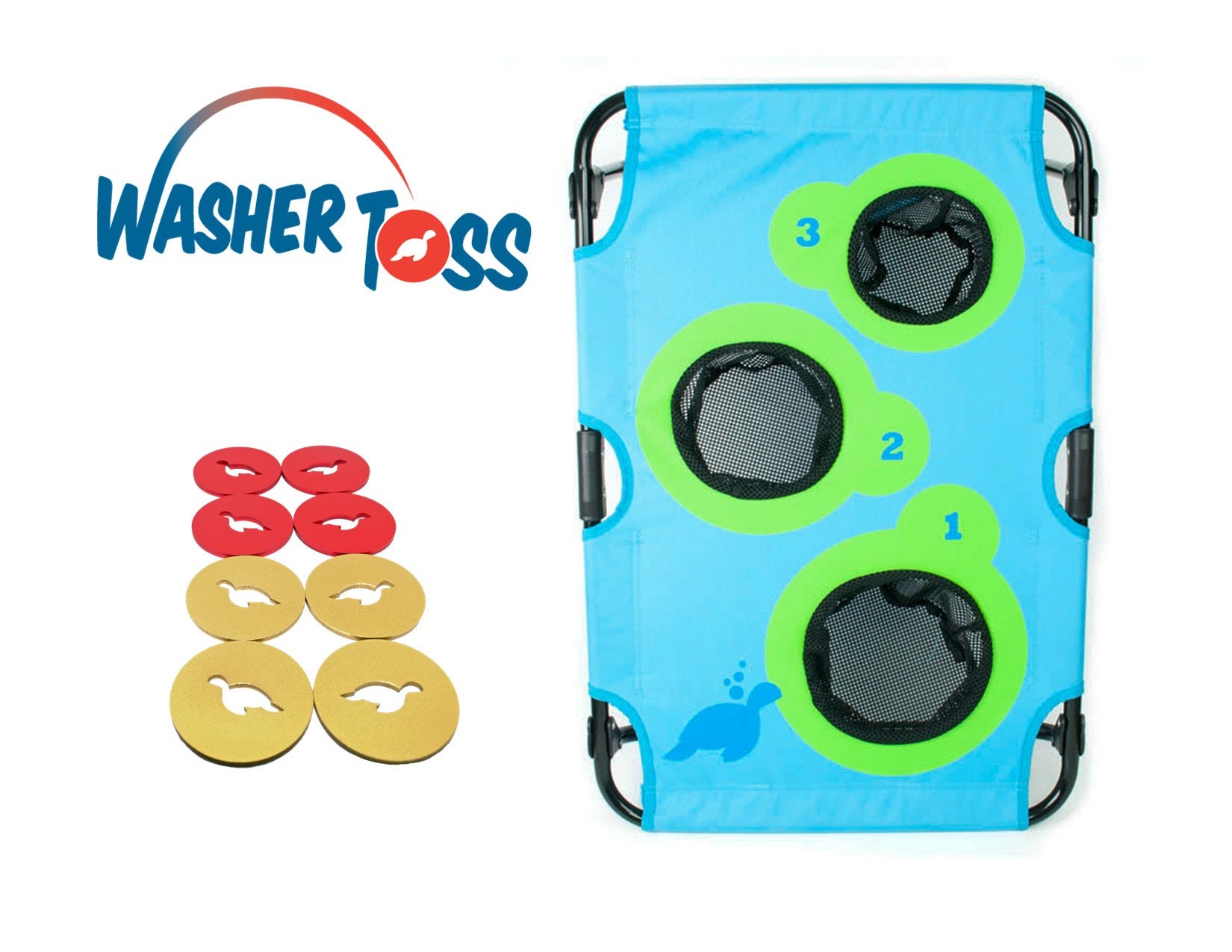 Washer Toss Game Washers Washer Toss Three Hole Washer Etsy