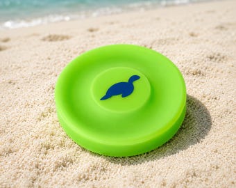 Soft Silicone Mini Flying Disc – Pocket-Size Beach Toy (2.5" Diameter)