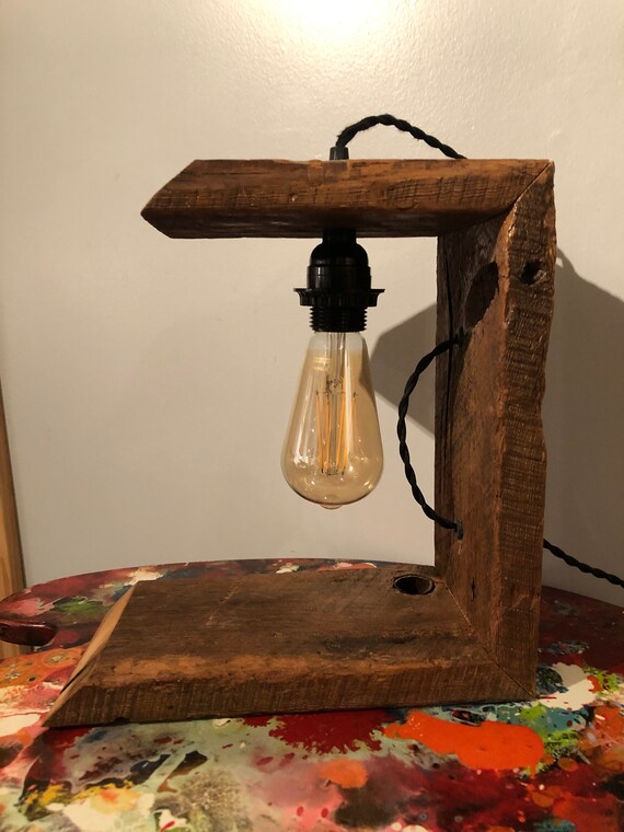 Custom Barn Wood Lamp Etsy Australia