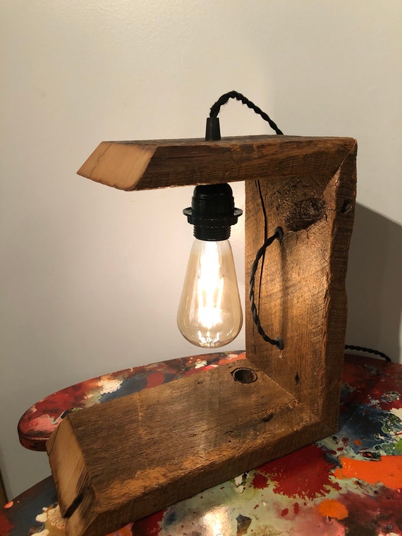 Custom Barn Wood Lamp Etsy Australia