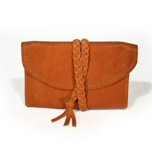 Tobacco bag | Tobacco pouch | Leather tobacco pouch | Leather tobacco bag brown | Tobacco pouch Leather | Turner bag | Leather bags Atelier Helge Fix