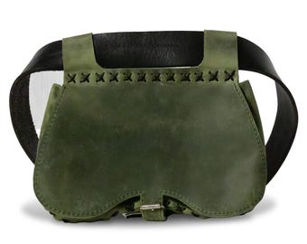 Leather belt bag | Kidney bag | Garment bag | Middle Ages | Renaissance
