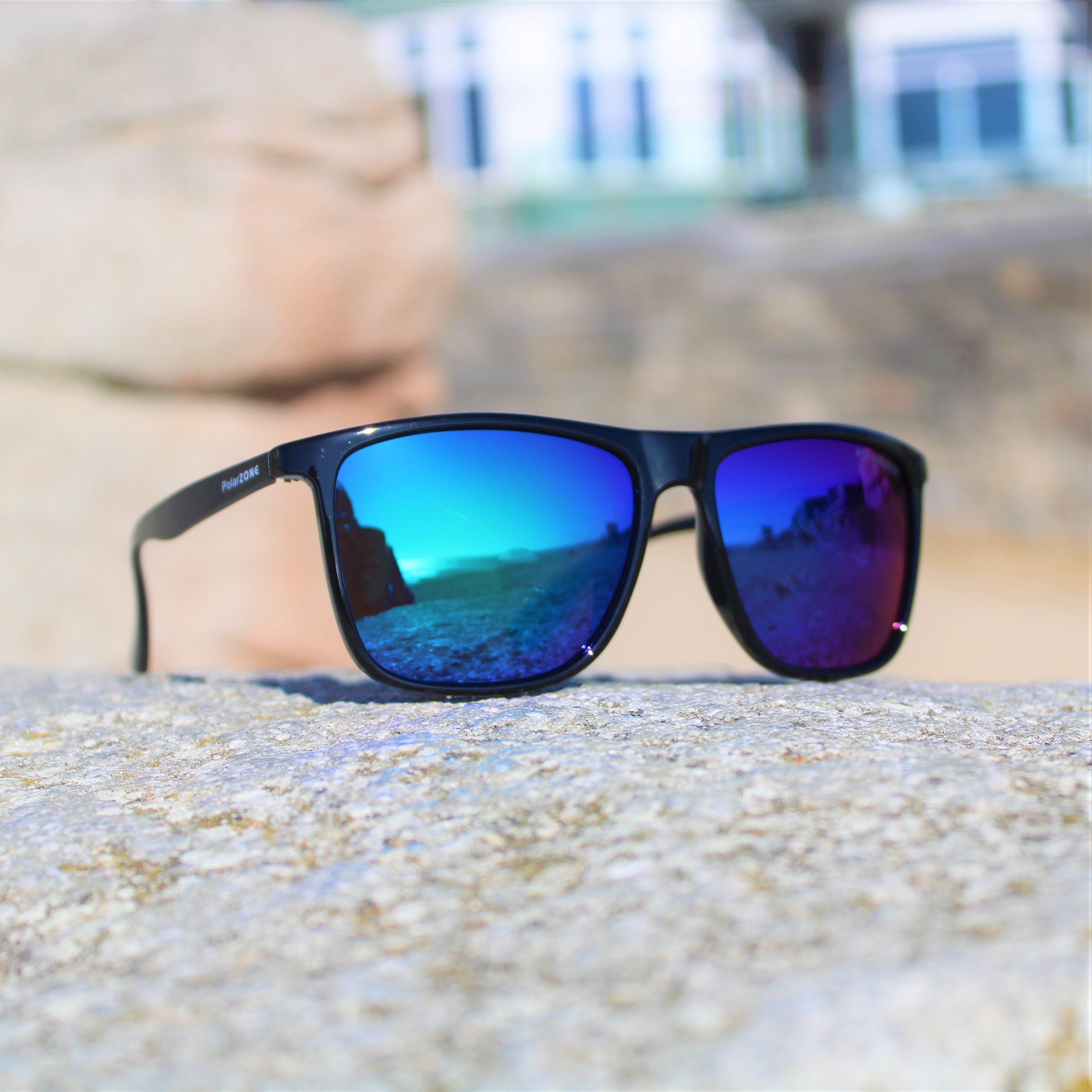 Occhiali Da Sole Polarizzati Sportivi FELRES – Lenti Quadrate, Protezione UV400, Ideali Per Guida, Pesca E Outdoor