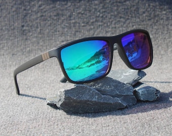 Men's Sunglasses blue lenses