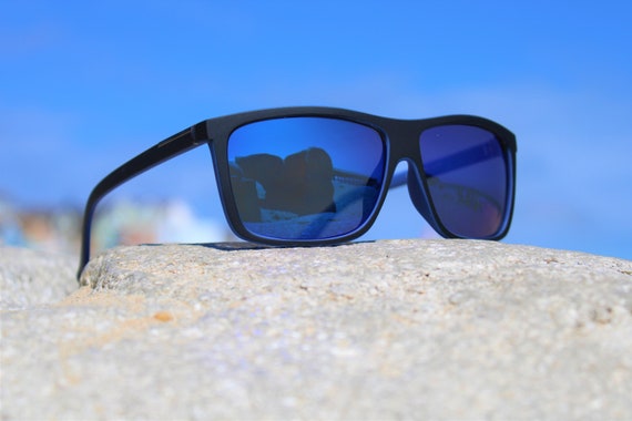Shades sunglasses large modern mens face shield | Zazzle | Blue lens  aviators, Blue lens aviator sunglasses, Aviator sunglasses