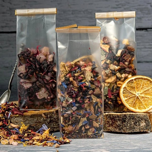 Loose Leaf Tea 30+ Types  Black With Extras Premium Quality UK Seller, Beautifully packaged in hessian bags