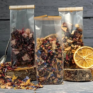 Tea Gift Set Sample Teas Loose Leaf Black Green Sencha Pur Eh Rooibos Christmas Gift UK