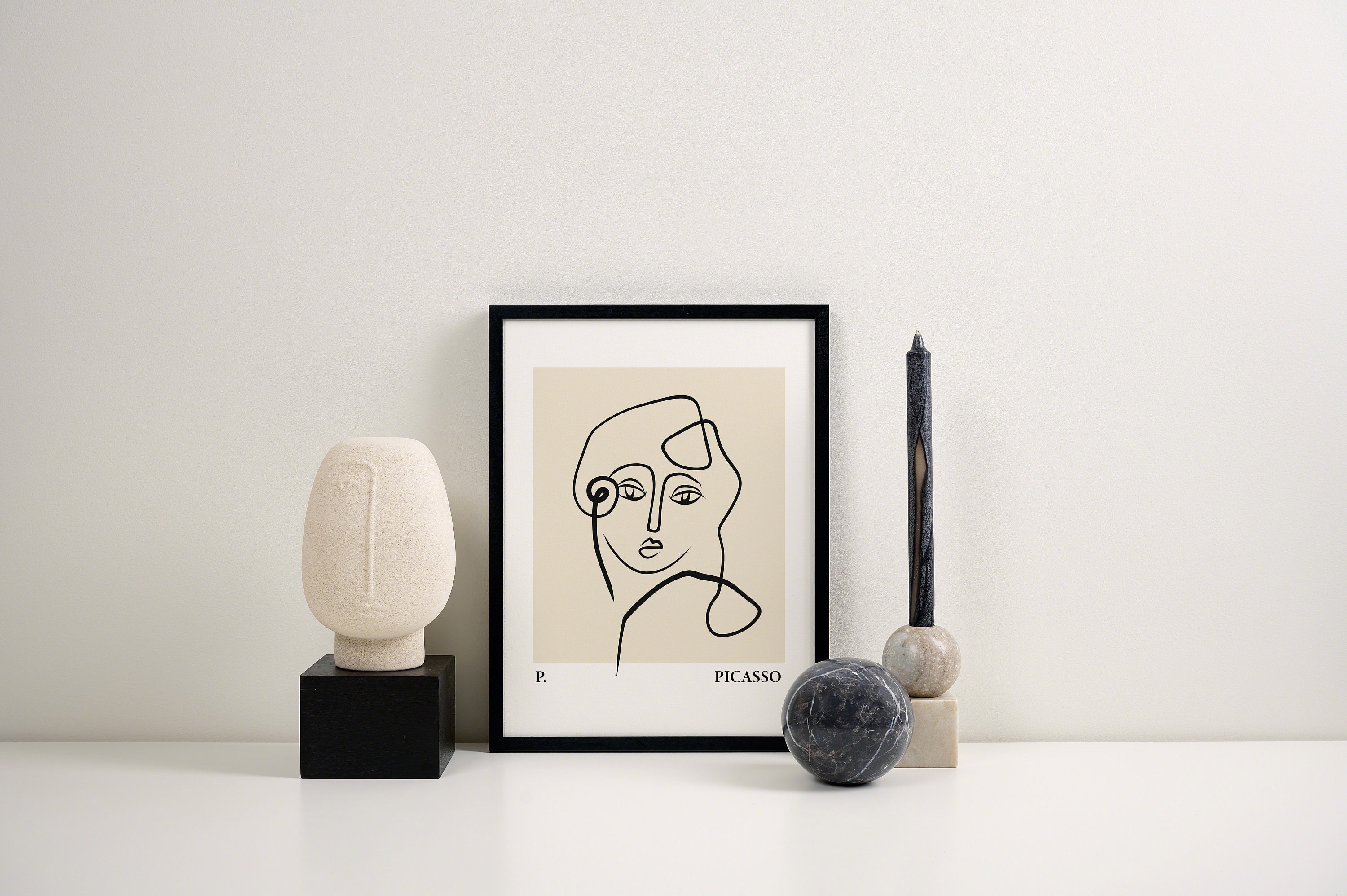 Picasso Print Picasso Drawing Poster Minimalist Printable Etsy