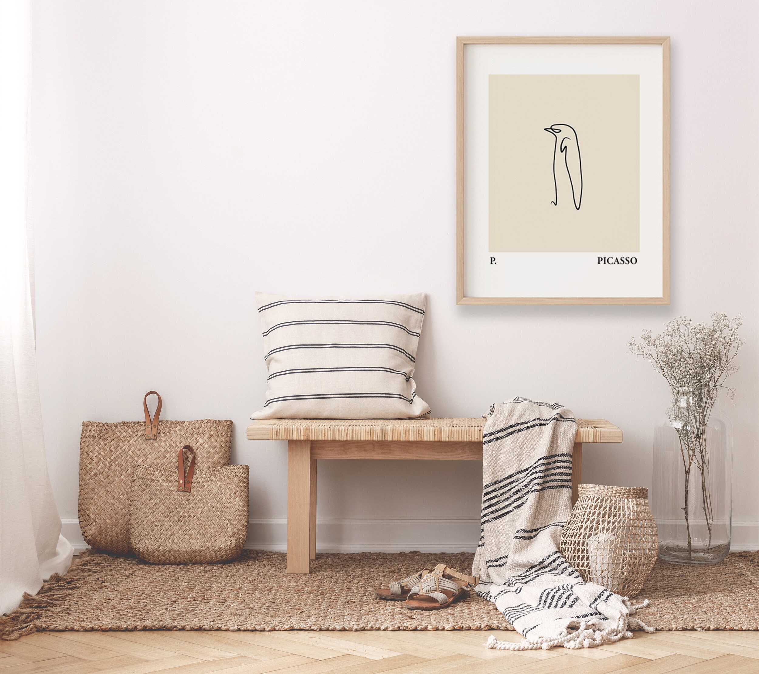 Picasso Print Picasso Animal Drawing Minimalist Printable | Etsy