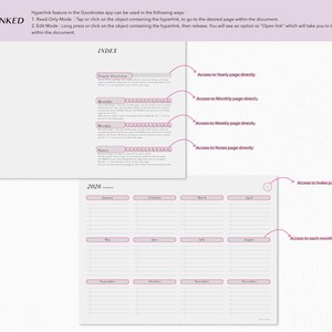 2026 Digital Planner – Monthly & Weekly Calendar, Landscape Layout | 7 ...