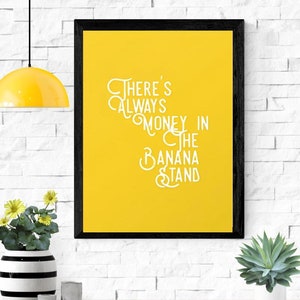 Trendy Wall Art Money banana,To do printable,wall decor,banana wall art,quote wall art,Printable Wall Art for Home Office,wall art prints