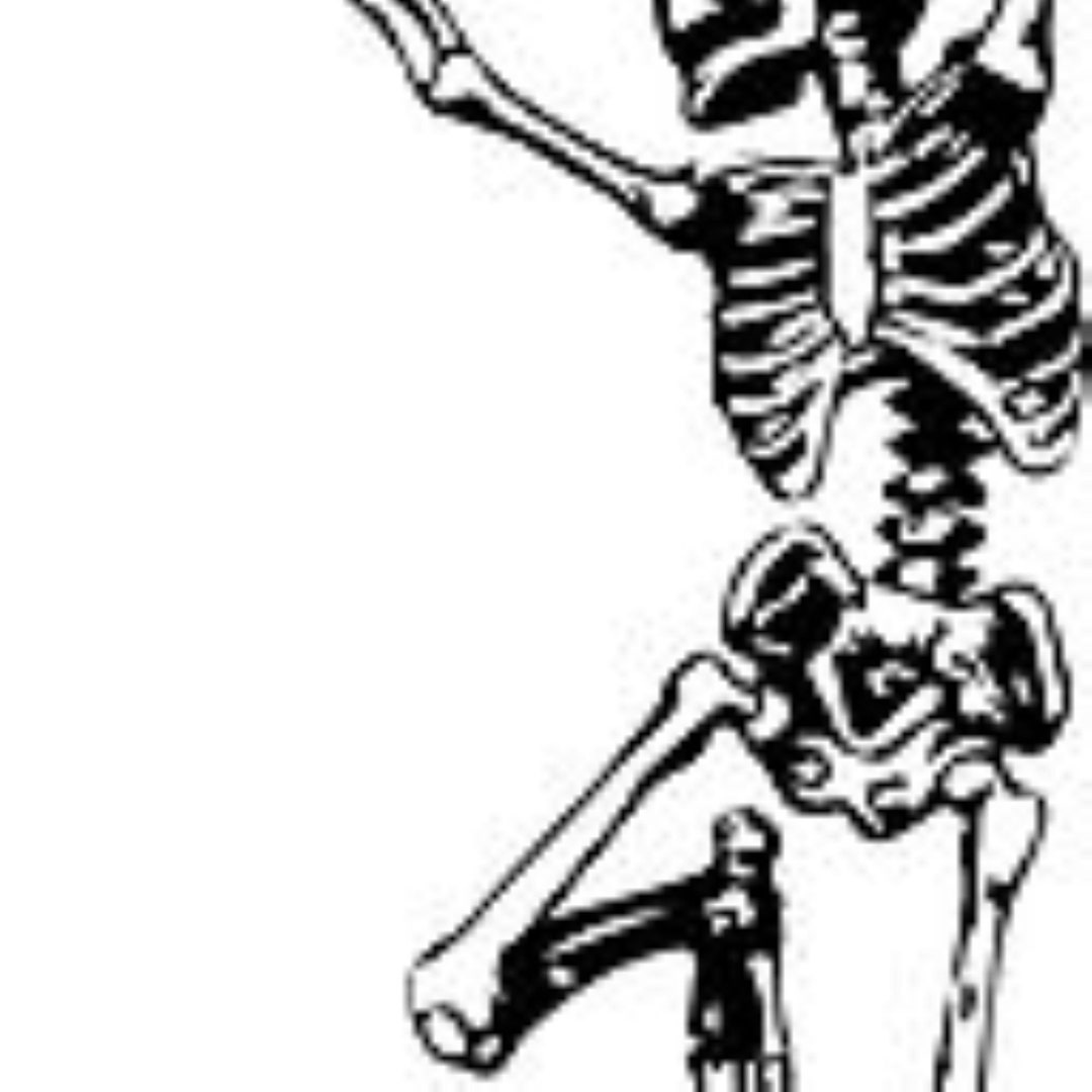 Dancing Skeleton Sticker Etsy