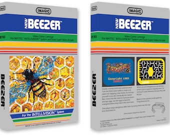 Beezer (Box for the Mattel Intellivision Game)