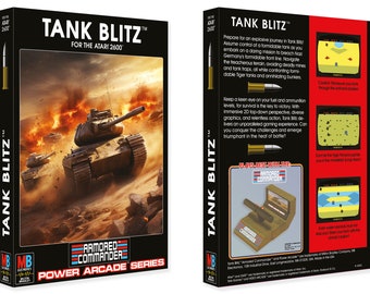 Tank Blitz (Box for the Atari 2600 Game)