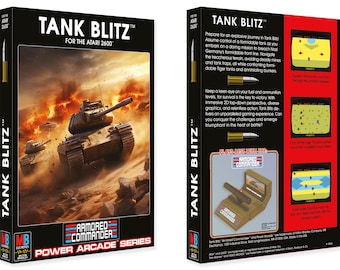 Tank Blitz (Box for the Atari 2600 Game)