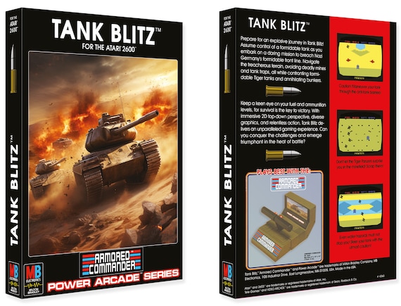 Tank Blitz (box for the Atari 2600 Game) - Etsy