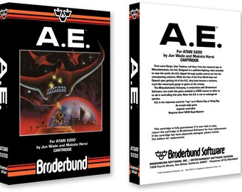 A.E. (Box for the Atari 5200 Game)