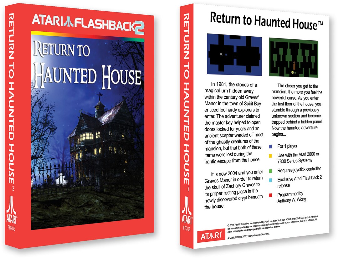 Return to Haunted House Box für das Atari 2600 Spiel - Etsy.de